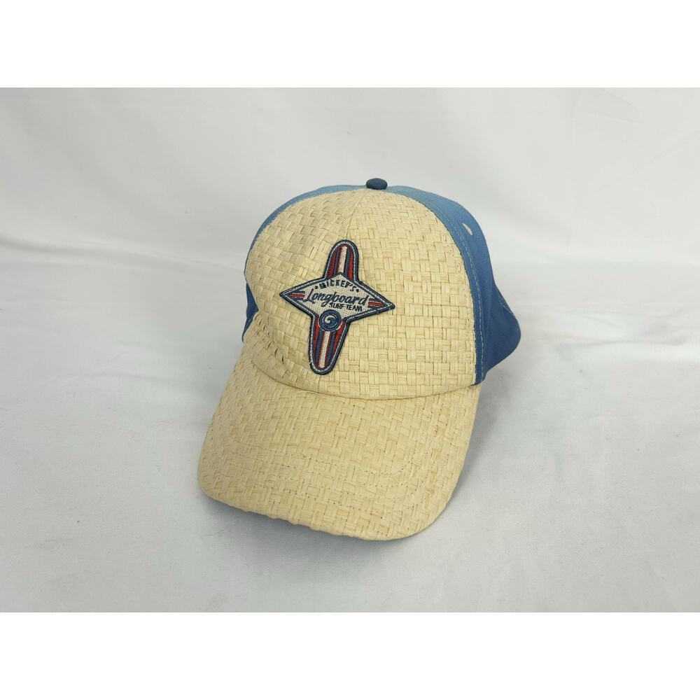 Disney Parks Mickeys Longboard Surf Team Adult Snapback Cap Hat Blue